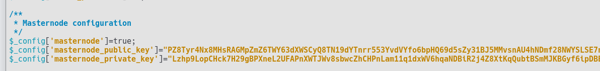 PHPcoin冷主节点说明 (机器翻译)