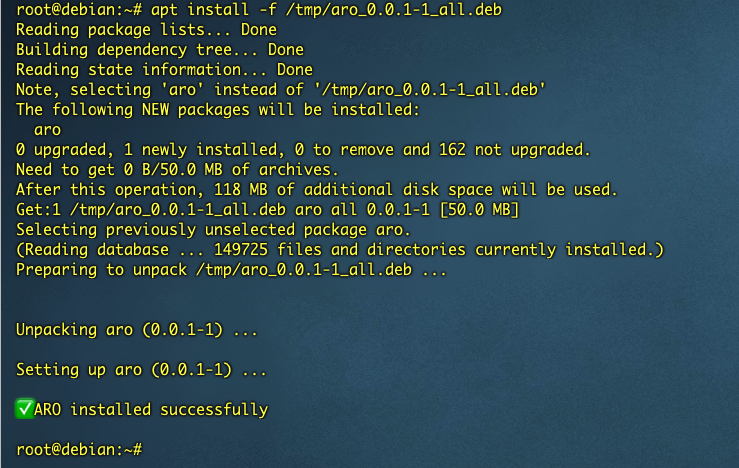 ARO 服务器安装指南